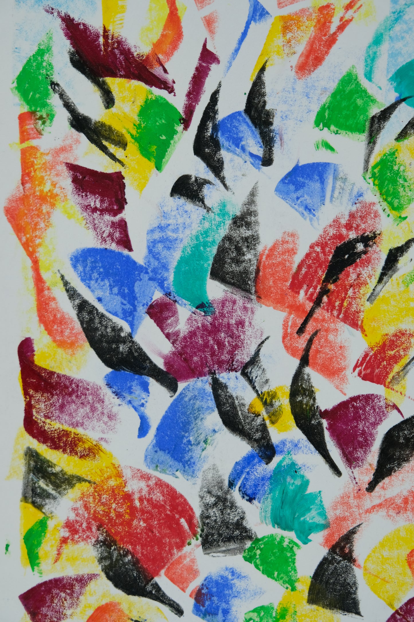 Françoise GALLE - Souffle nocturne II - Pastel signé