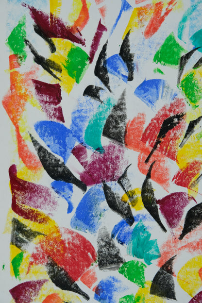 Françoise GALLE - Souffle nocturne II - Pastel signé