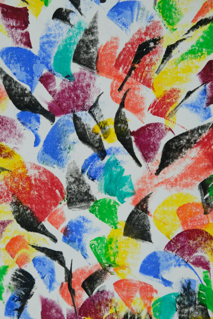 Françoise GALLE - Souffle nocturne II - Pastel signé