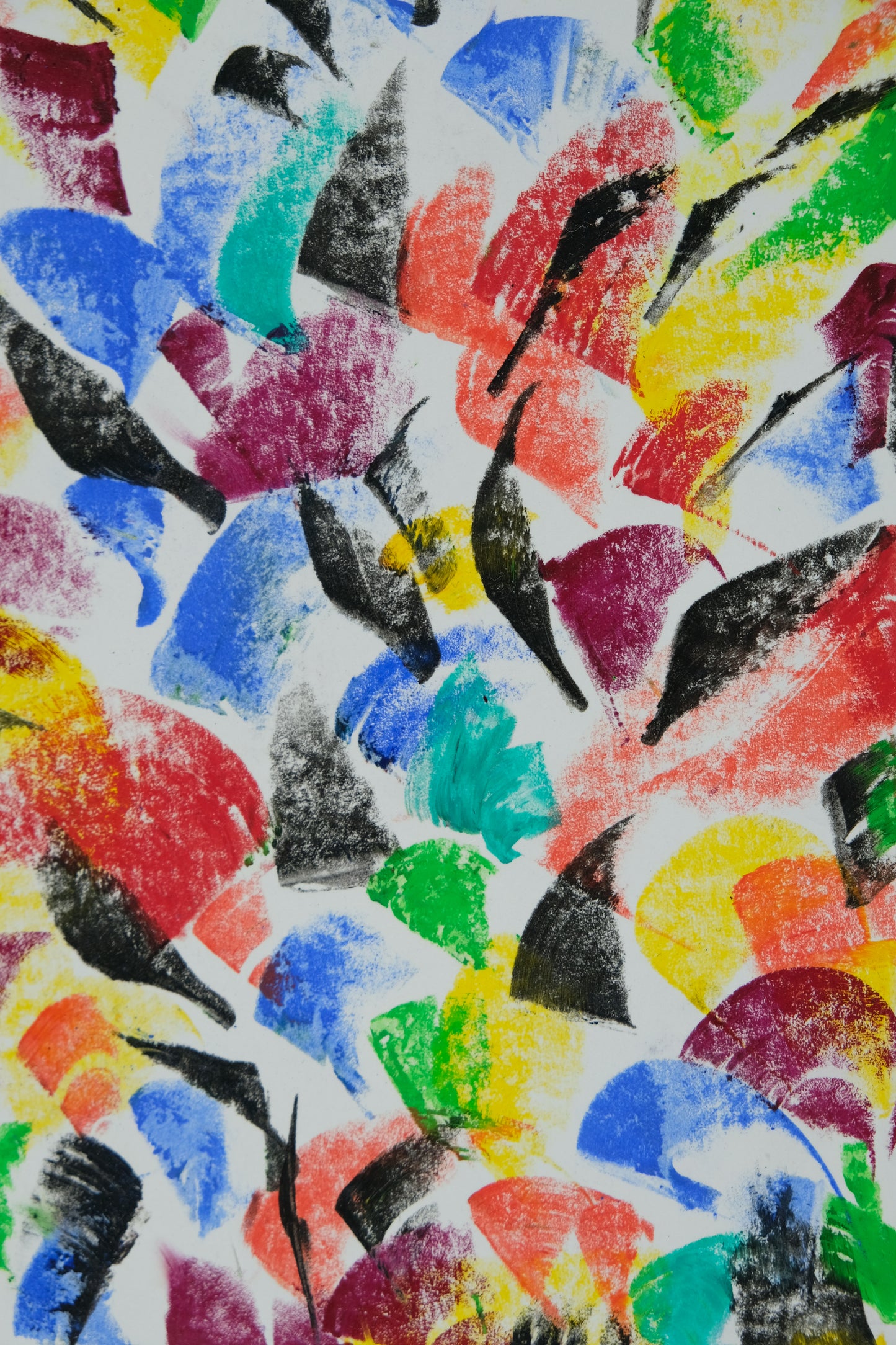 Françoise GALLE - Souffle nocturne II - Pastel signé