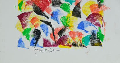 Françoise GALLE - Souffle nocturne II - Pastel signé