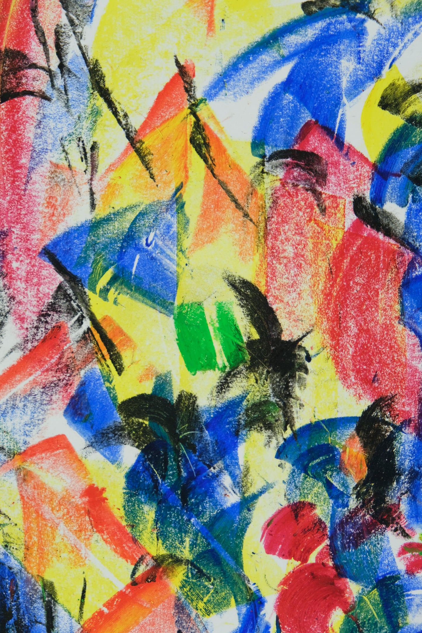 Françoise GALLE - L'orage - Pastel signé