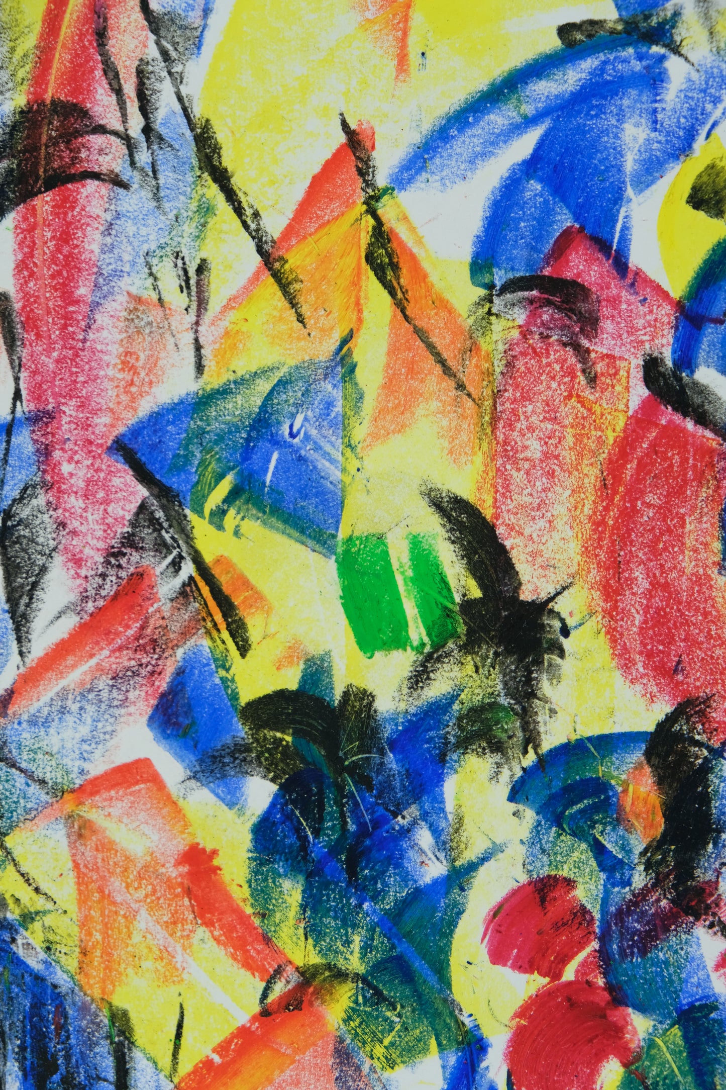 Françoise GALLE - L'orage - Pastel signé