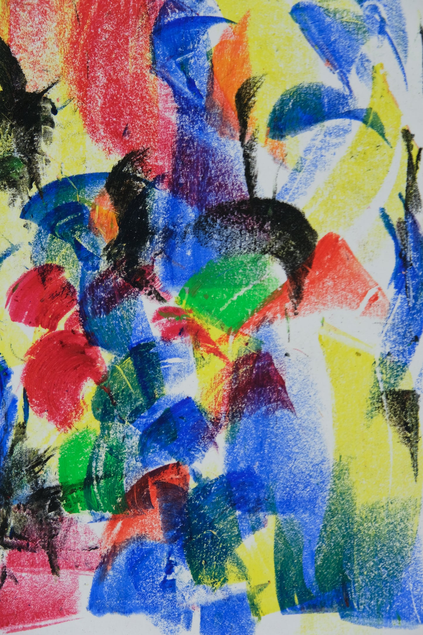 Françoise GALLE - L'orage - Pastel signé