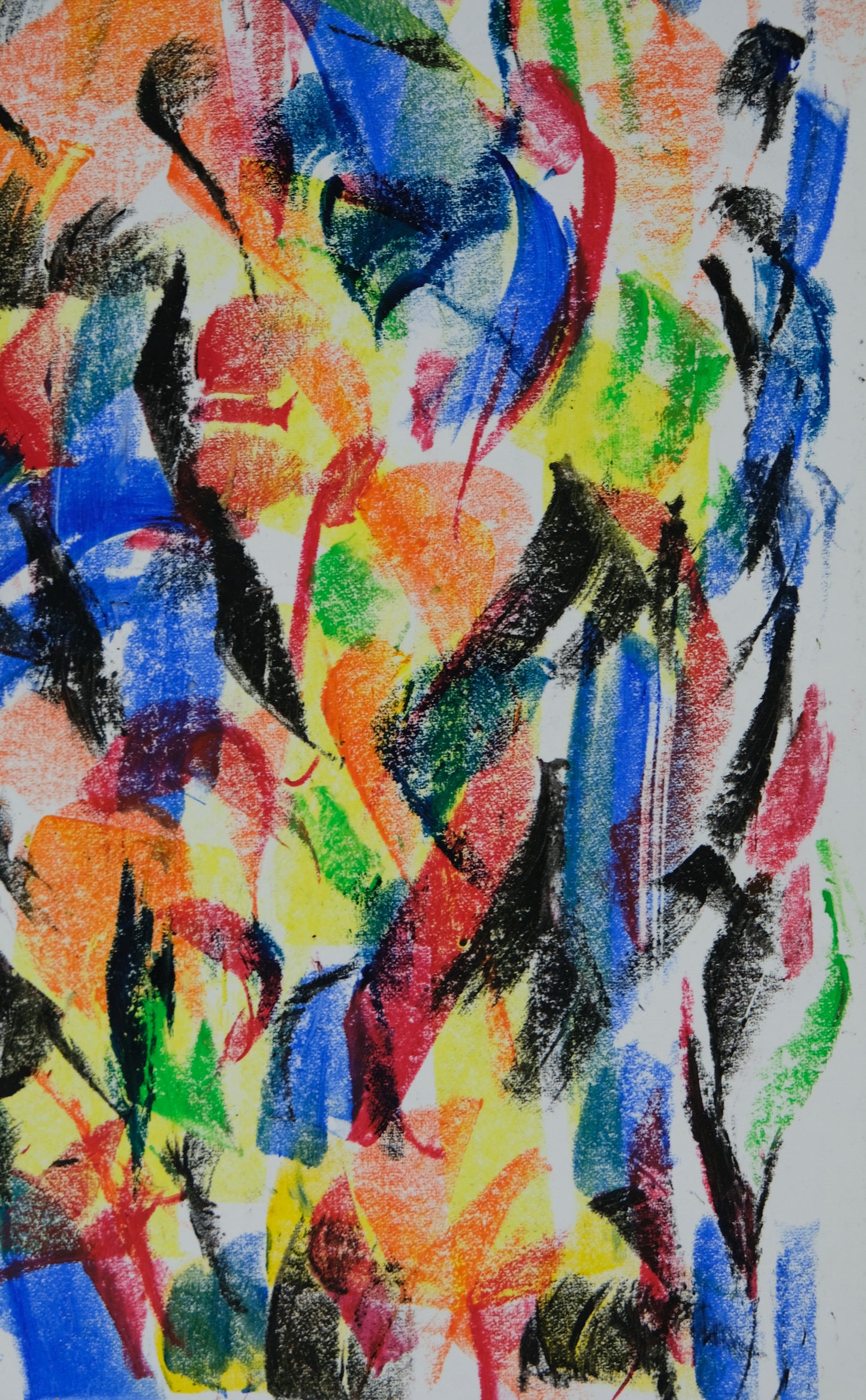 Françoise GALLE - Après l'obscurité vient la lumière - Pastel signé