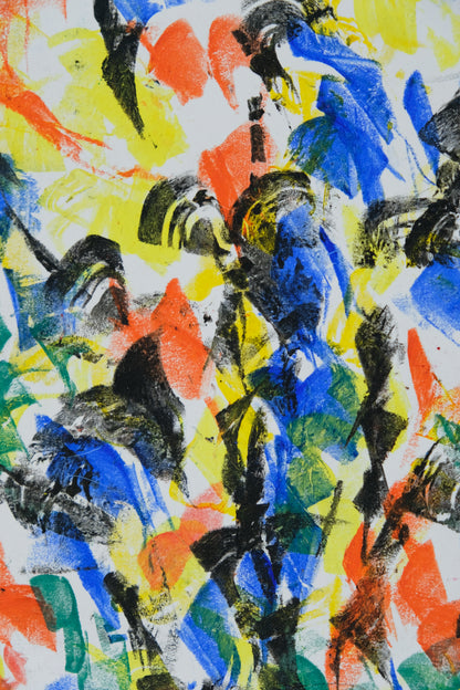 Françoise GALLE - Nuée noire - Pastel signé