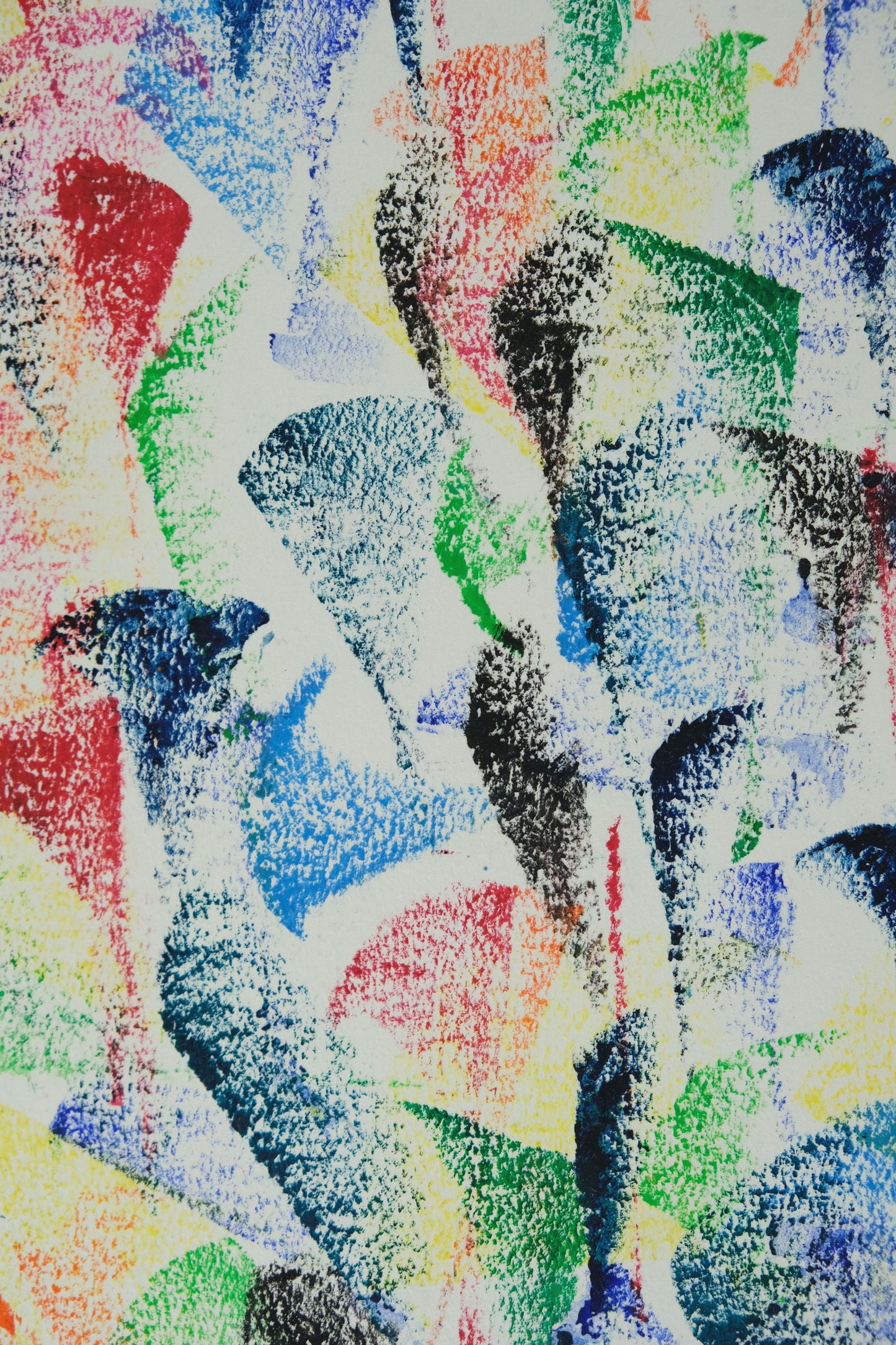 Françoise GALLE - Végétation fauve - Pastel signé