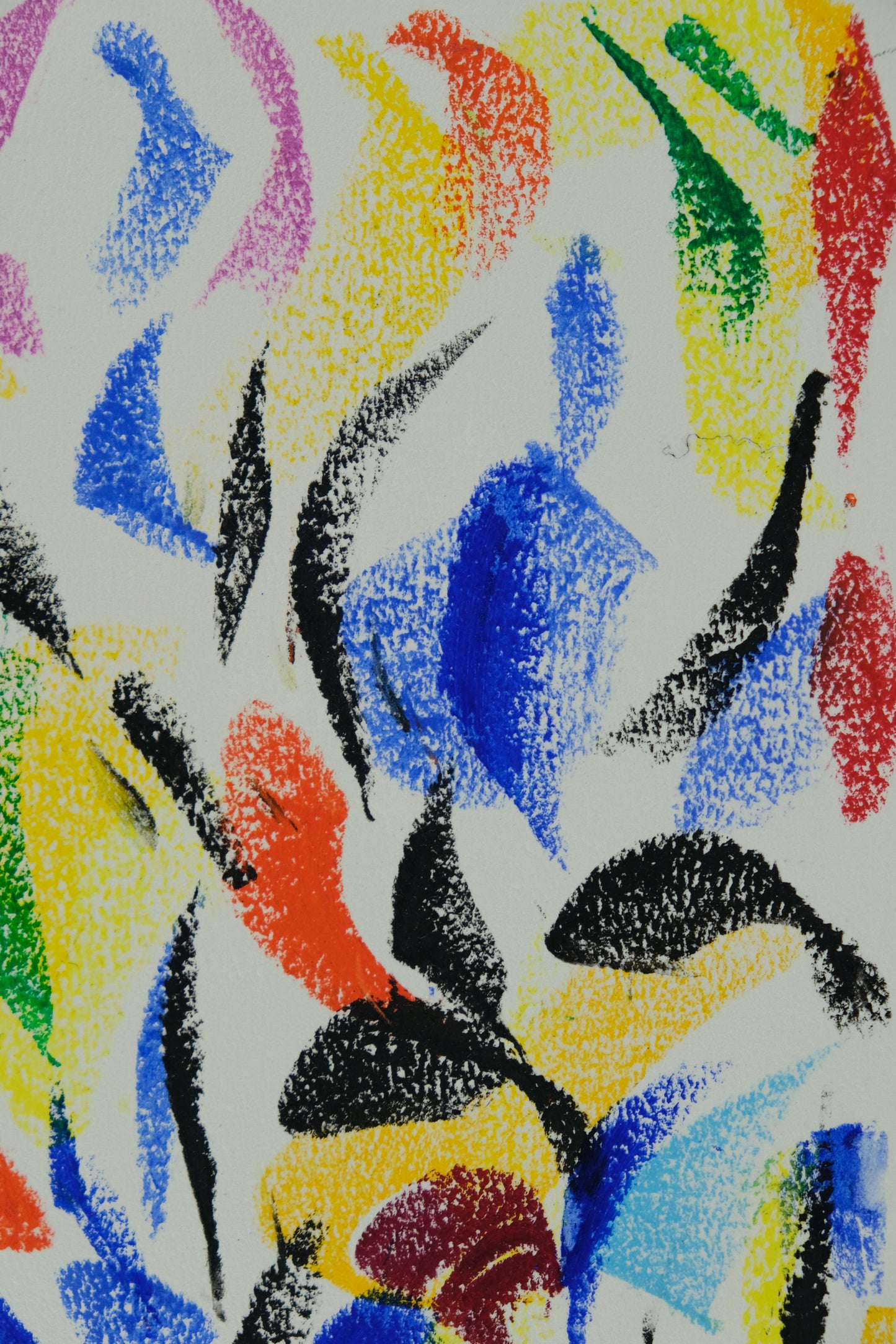 Françoise GALLE - L'envol suspendu - Pastel signé