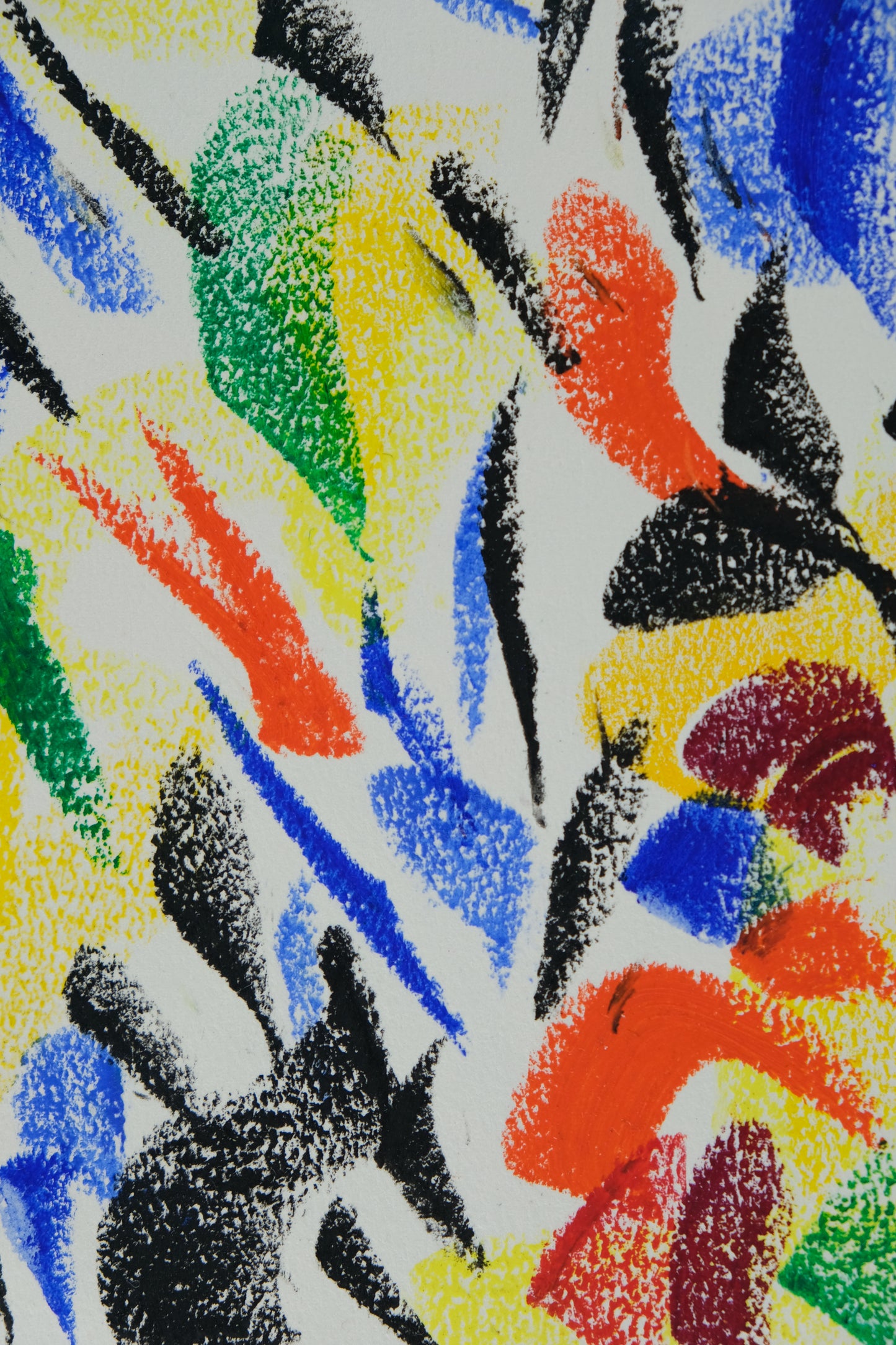 Françoise GALLE - L'envol suspendu - Pastel signé