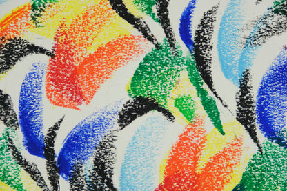 Françoise GALLE - Fragment de joie - Pastel signé