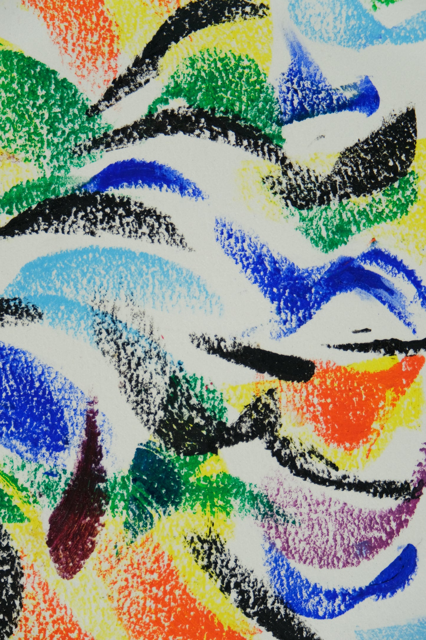 Françoise GALLE - Fragment de joie - Pastel signé