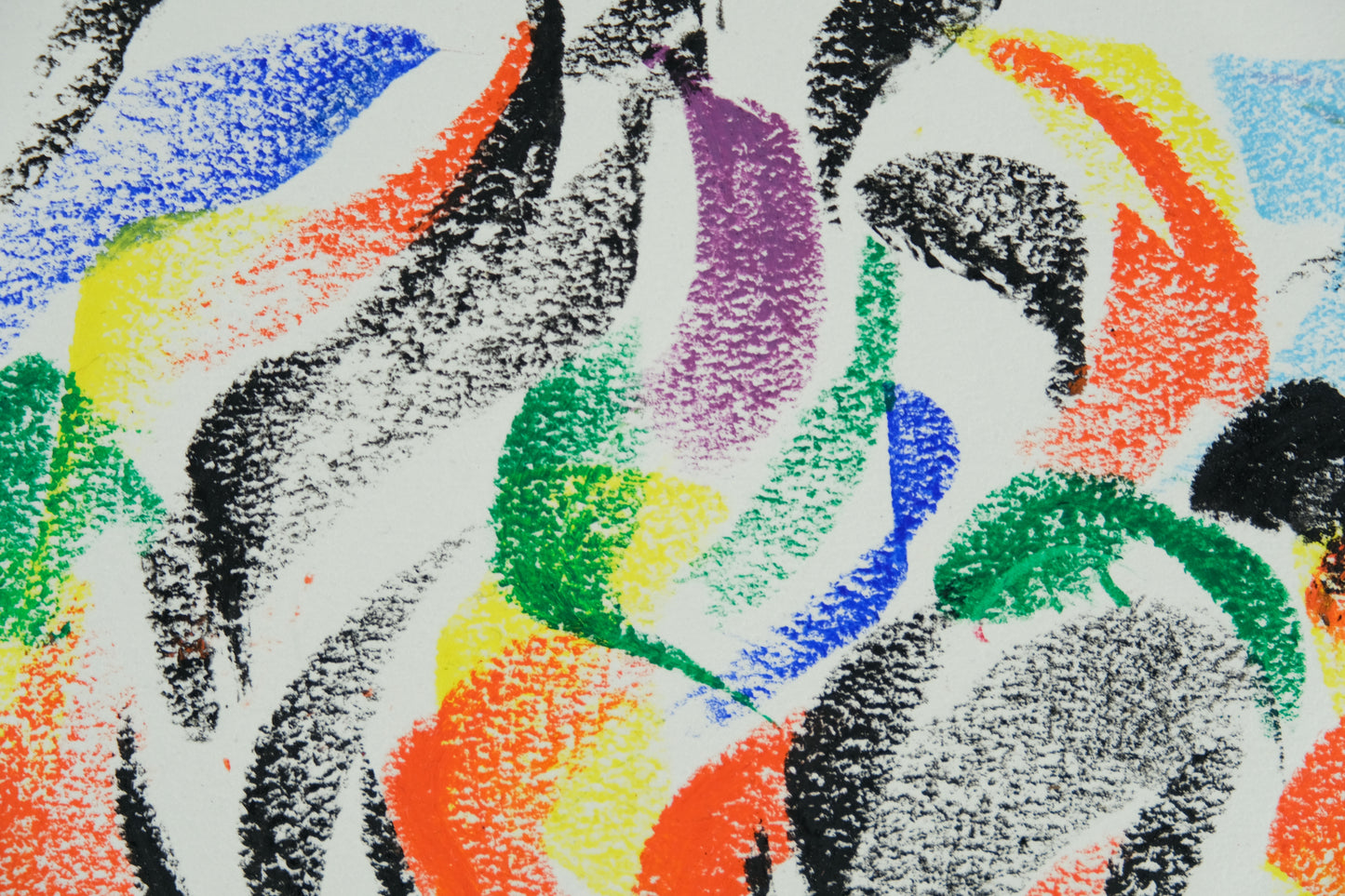 Françoise GALLE - La danse abstraite - Pastel signé