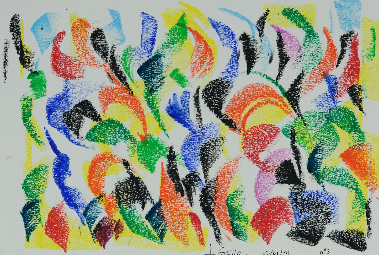 Françoise GALLE - Brume solaire - Pastel signé