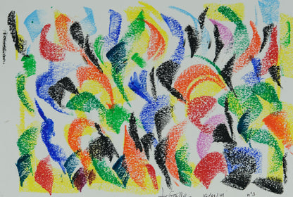 Françoise GALLE - Brume solaire - Pastel signé