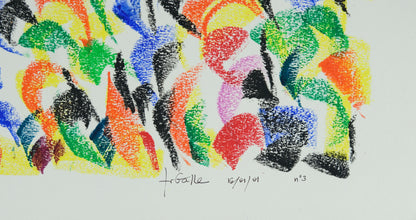 Françoise GALLE - Brume solaire - Pastel signé