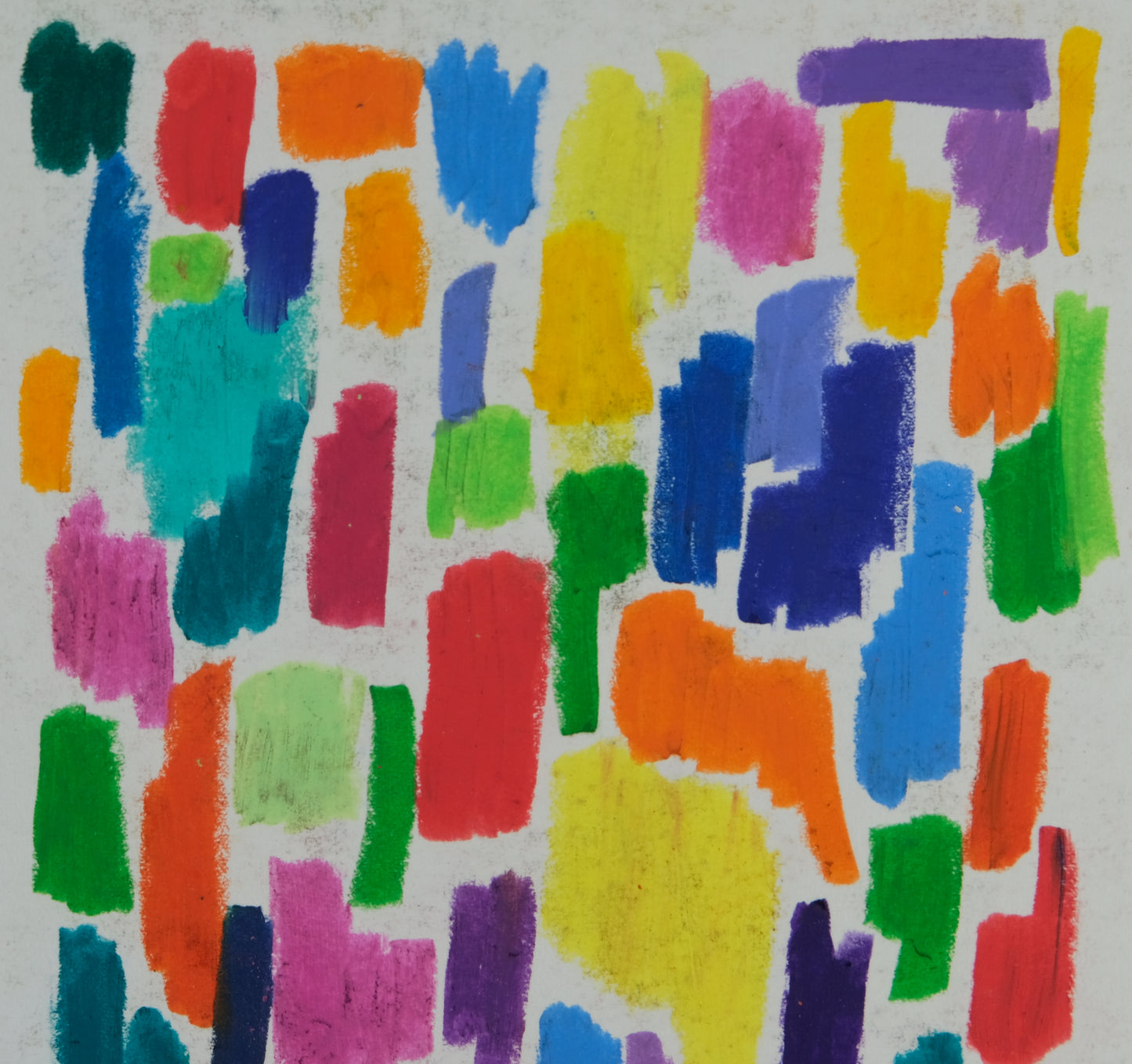 Françoise GALLE : Le labyrinthe de couleurs - Pastel signé