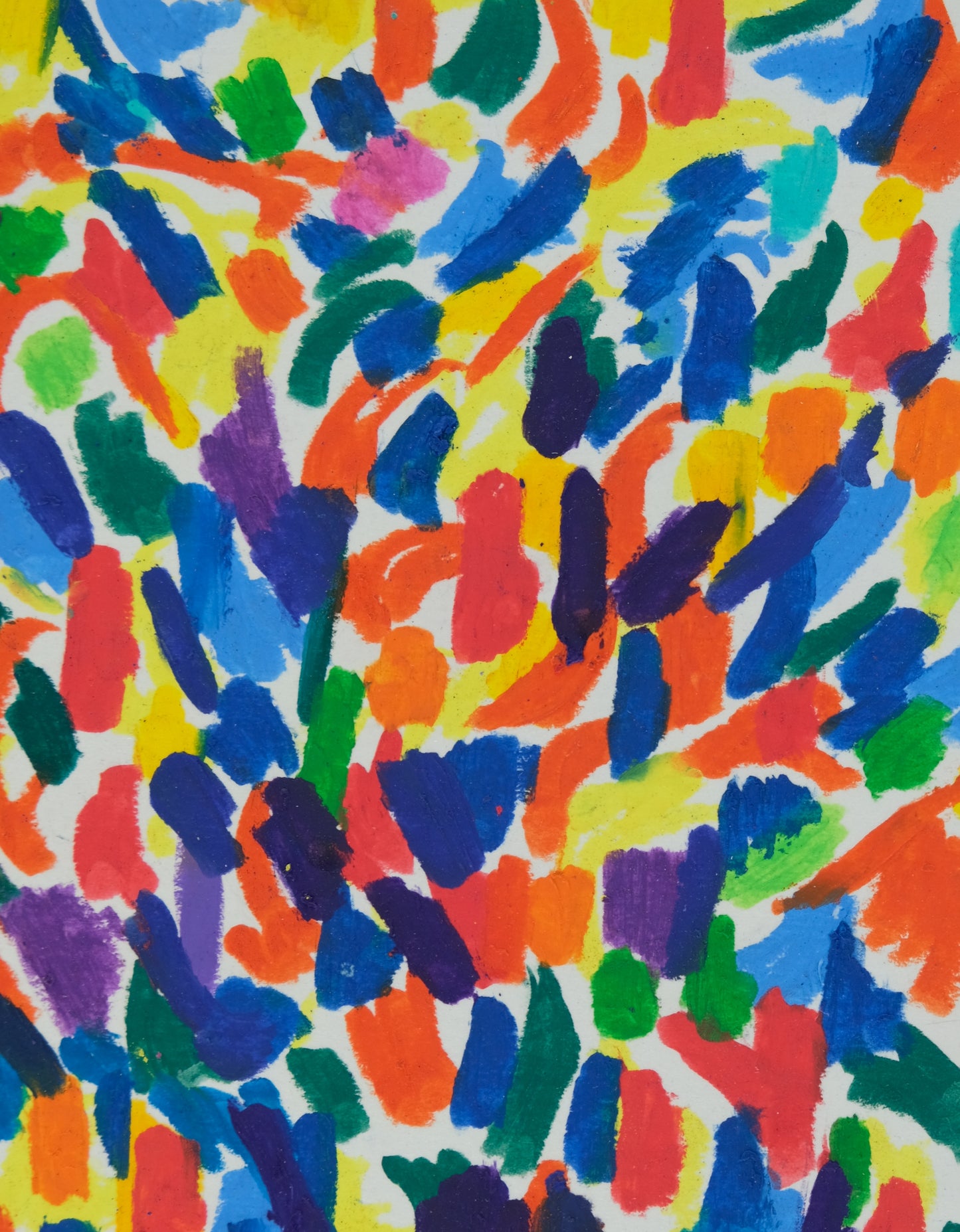 Françoise GALLE : Rythmes chromatiques - Pastel signé