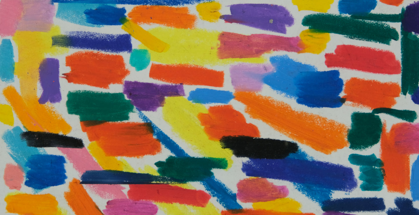 Françoise GALLE : Palette en fête - Pastel signé