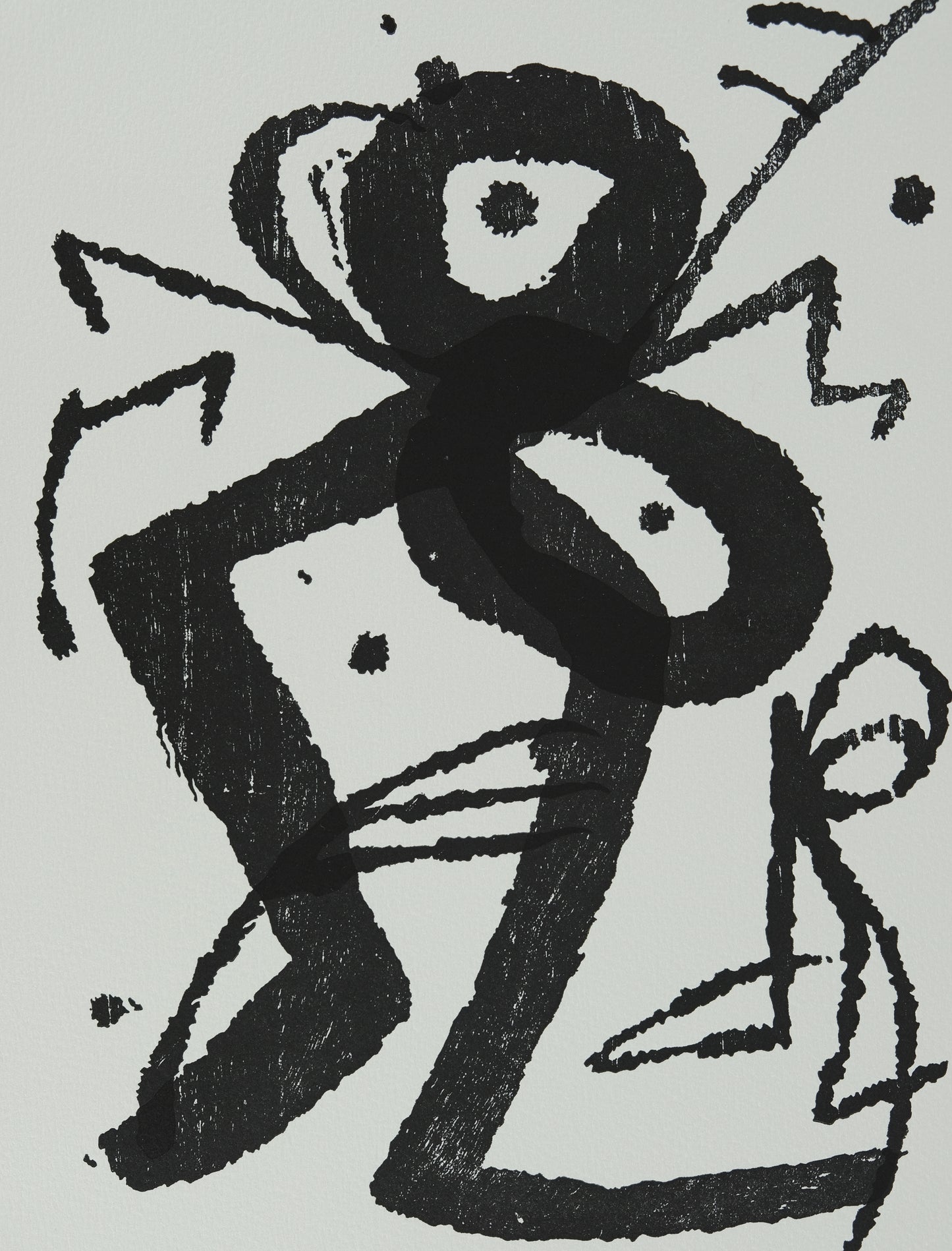 Joan MIRO : Composition surréaliste - Gravure originale
