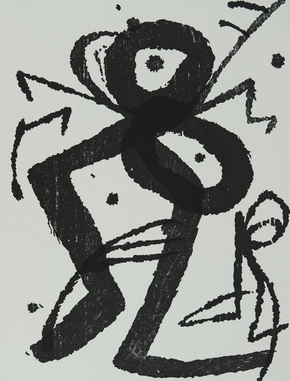 Joan MIRO : Composition surréaliste - Gravure originale