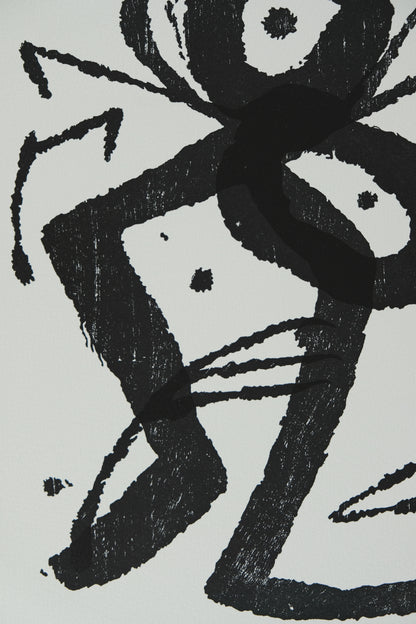 Joan MIRO : Composition surréaliste - Gravure originale