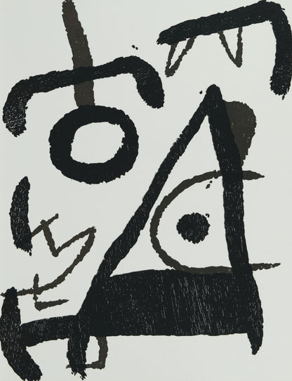 Joan MIRO : Equinoxe en noir et blanc - Gravure originale
