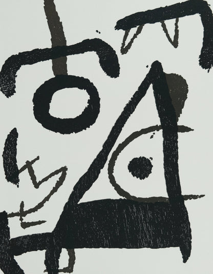 Joan MIRO : Equinoxe en noir et blanc - Gravure originale
