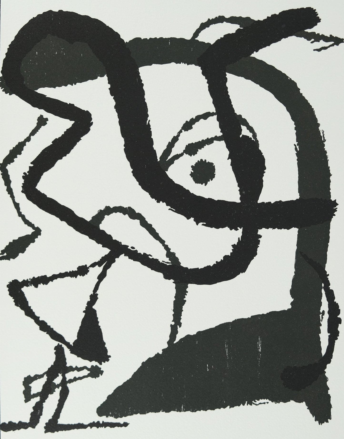 Joan MIRO : Femme et oiseau - Gravure originale