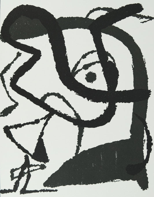 Joan MIRO : Femme et oiseau - Gravure originale