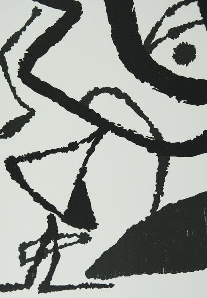 Joan MIRO : Femme et oiseau - Gravure originale