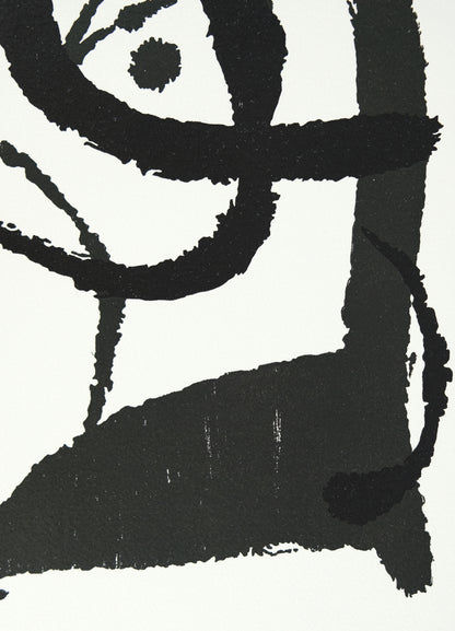 Joan MIRO : Femme et oiseau - Gravure originale