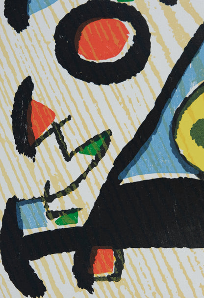 Joan MIRO : Equinoxe - Gravure originale en couleurs