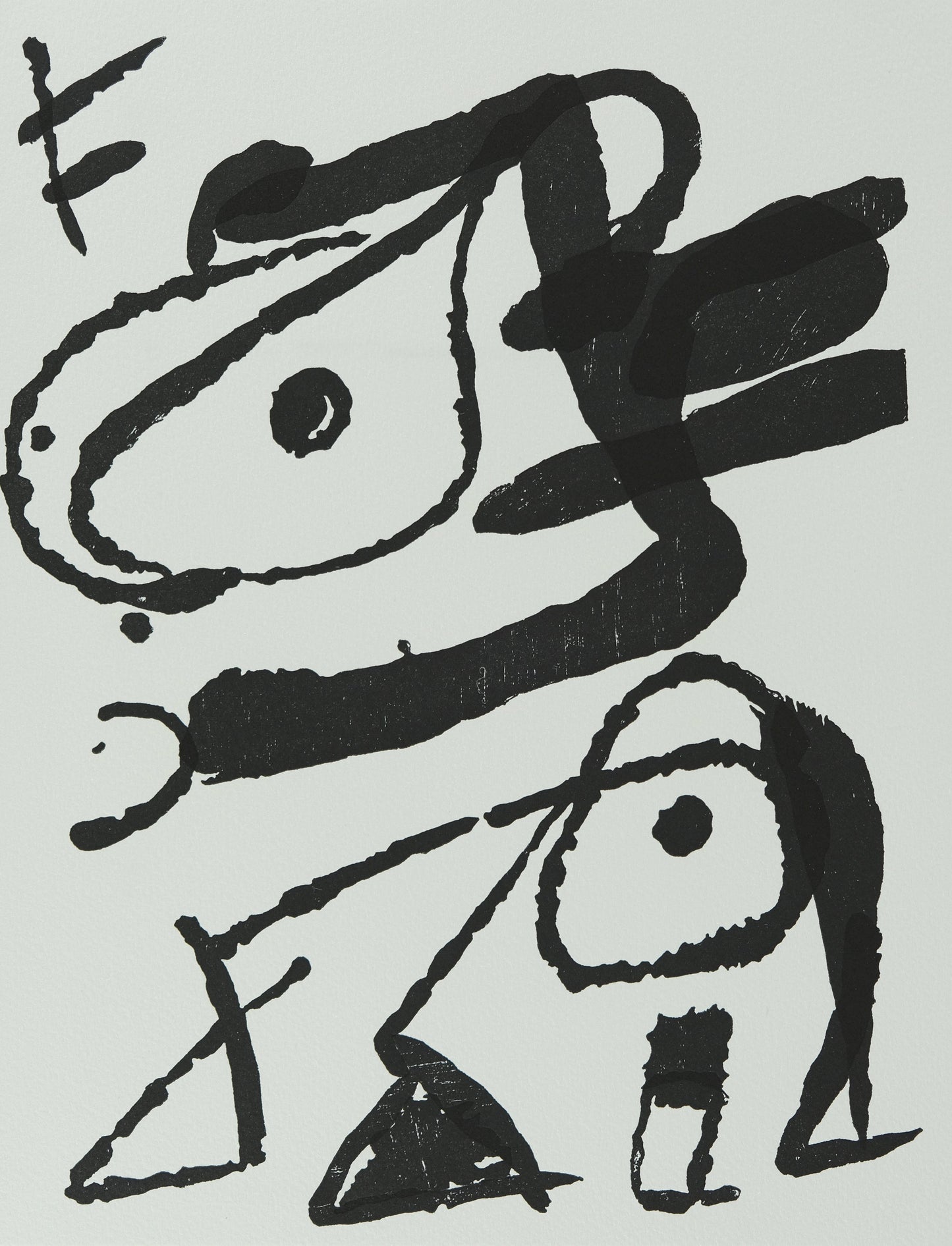 Joan MIRO : Personnage surréaliste - Gravure originale