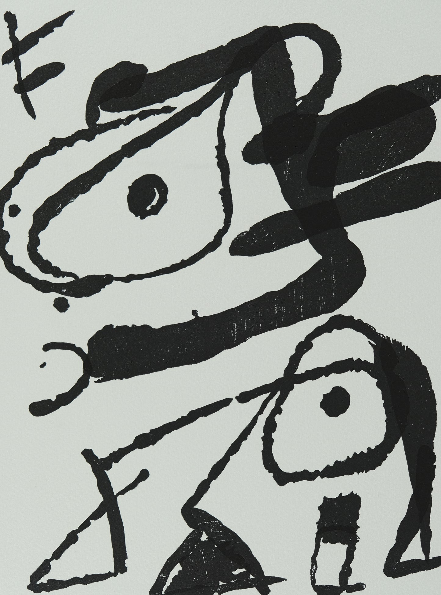 Joan MIRO : Personnage surréaliste - Gravure originale