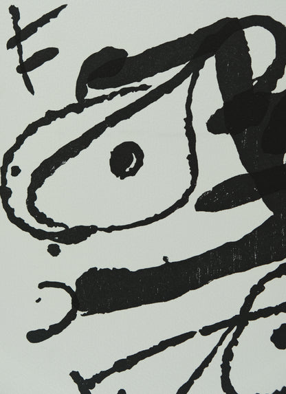 Joan MIRO : Personnage surréaliste - Gravure originale