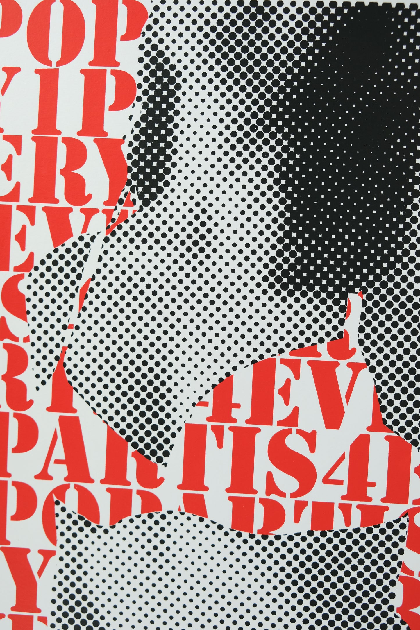 Mike : Pop-art is 4 every 1 - Sérigraphie originale signée