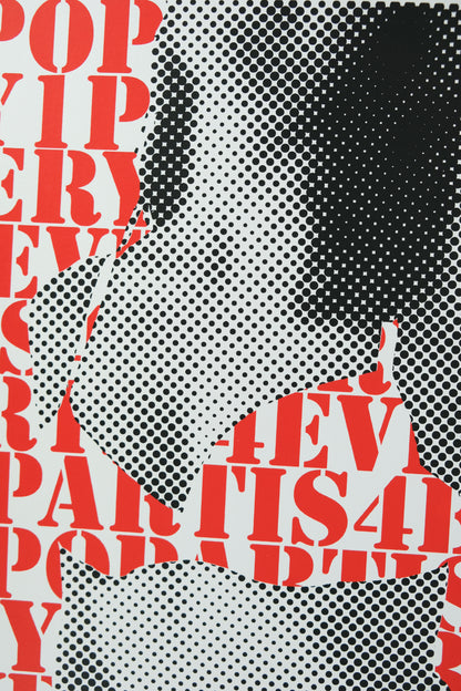 Mike : Pop-art is 4 every 1 - Sérigraphie originale signée