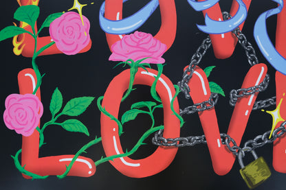 Dan COLEN : Lover, Lover, Lover - Affiche originale