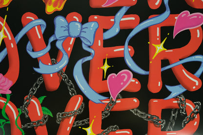 Dan COLEN : Lover, Lover, Lover - Affiche originale