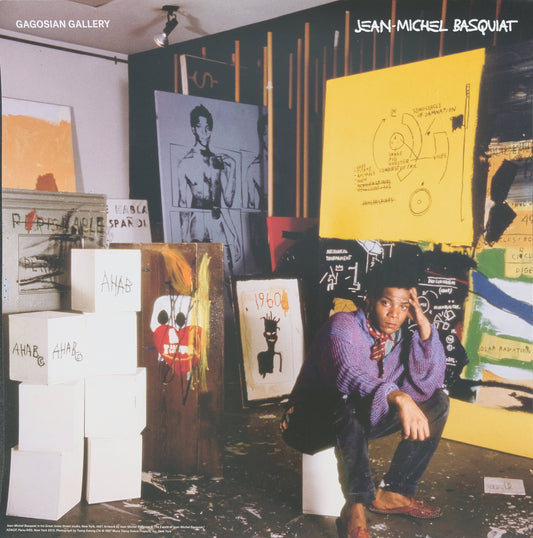 Jean Michel BASQUIAT : At Great Sones Street's studio - Affiche originale en couleurs