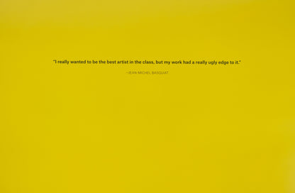 Jean Michel BASQUIAT : At Great Sones Street's studio - Affiche originale en couleurs