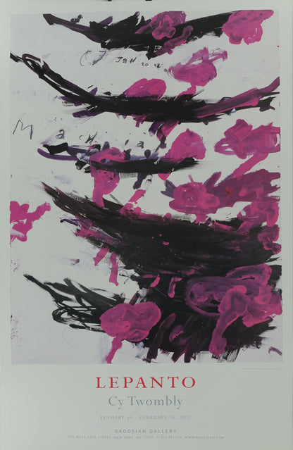 Cy TWOMBLY : Naumackia - Affiche originale