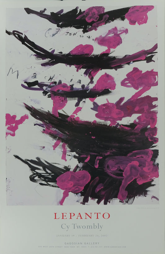 Cy TWOMBLY : Naumackia - Affiche originale