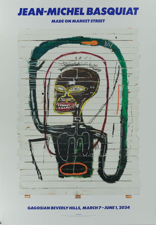 Jean Michel BASQUIAT : Flexible - Affiche originale en couleurs