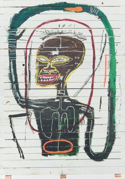 Jean Michel BASQUIAT : Flexible - Affiche originale en couleurs
