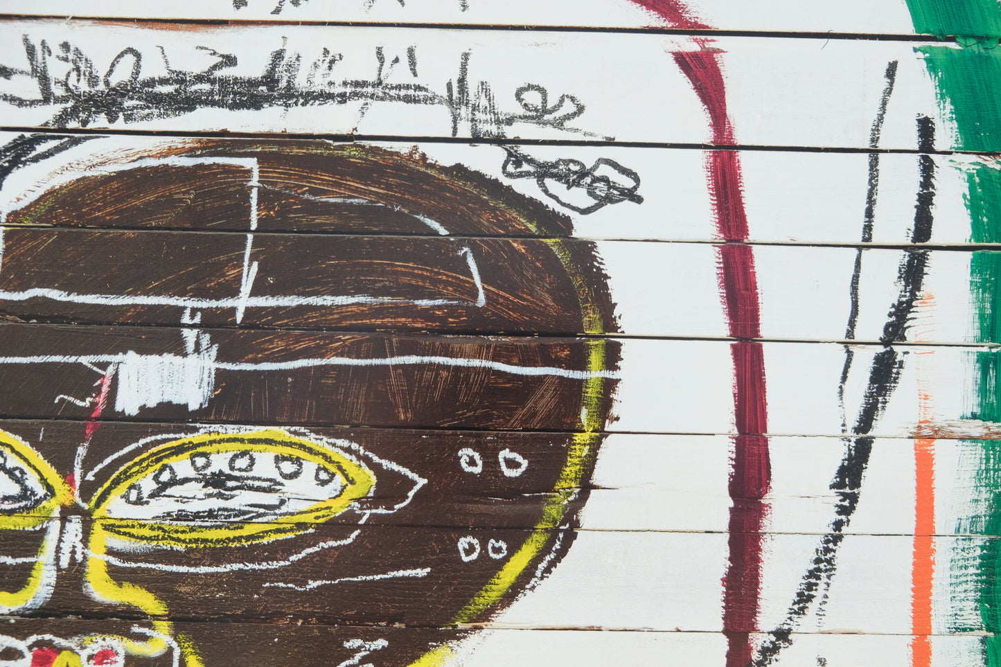 Jean Michel BASQUIAT : Flexible - Affiche originale en couleurs