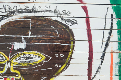 Jean Michel BASQUIAT : Flexible - Affiche originale en couleurs