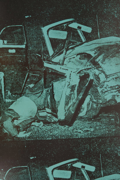 Andy WARHOL : Green disaster - Affiche originale en couleurs