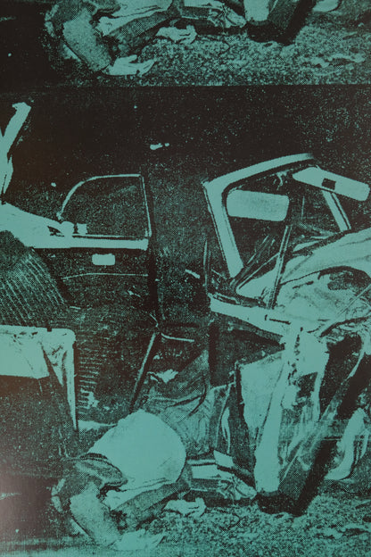 Andy WARHOL : Green disaster - Affiche originale en couleurs