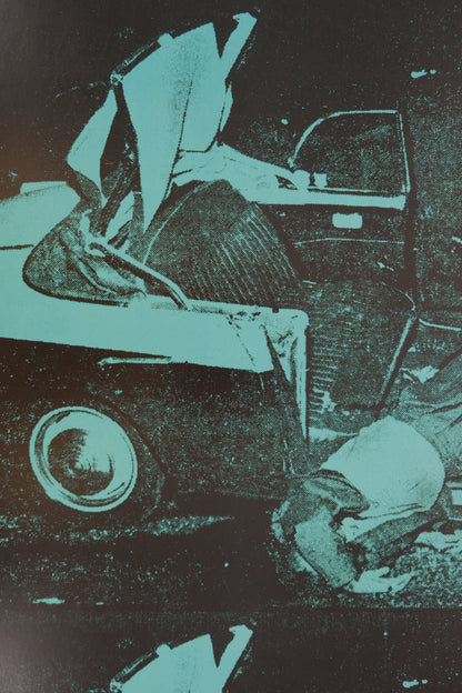 Andy WARHOL : Green disaster - Affiche originale en couleurs